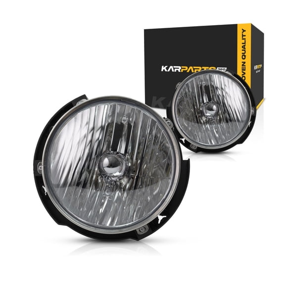 For 2007-2017 Jeep Wrangler Pair Headlights Driver and Passenger Side CAPA Certified CH2502175 CH2503175 Replaces 55078149AB/AC 55078148AB/AC