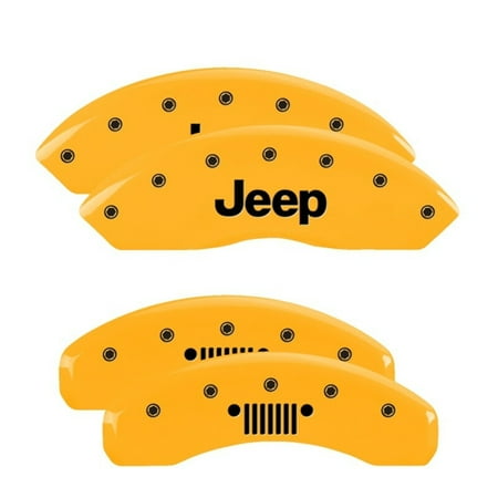 For Jeep Wrangler 2018-2022 Front Rear Set MGP Disc Brake Caliper Cover