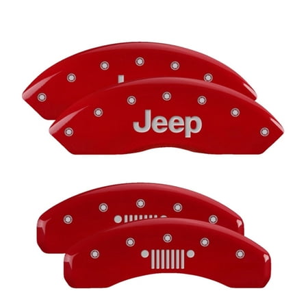 For Jeep Wrangler 2018-2022 Front Rear Set MGP Disc Brake Caliper Cover