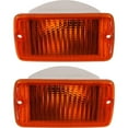 thumbnail image 1 of For Jeep Wrangler Front Signal / Corner Light Assembly 2004 2005 2006 Pair Driver and Passenger Side | w/ Bulbs | CAPA Certified | CH2520141, 1 of 4