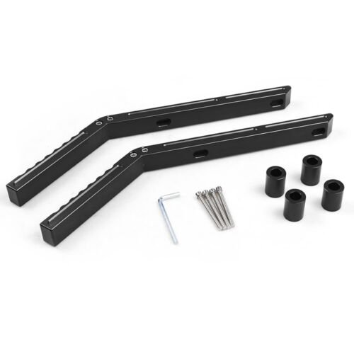 For Jeep Wrangler JK 2007-2018 Black Aluminum Car Rear Grab Handles Grip Bar 2pc