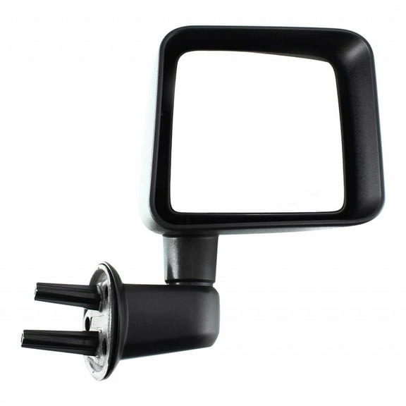 For Jeep Wrangler JK 2018 Door Mirror Passenger Side | Manual | Non-Heated | Textured | 55077966AH | CH1321271