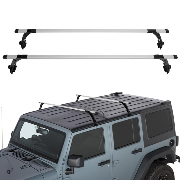 For Jeep Wrangler JK JL Gladiator 07-25 Roof Rack Cross Bar Cargo Kayak Crossbar