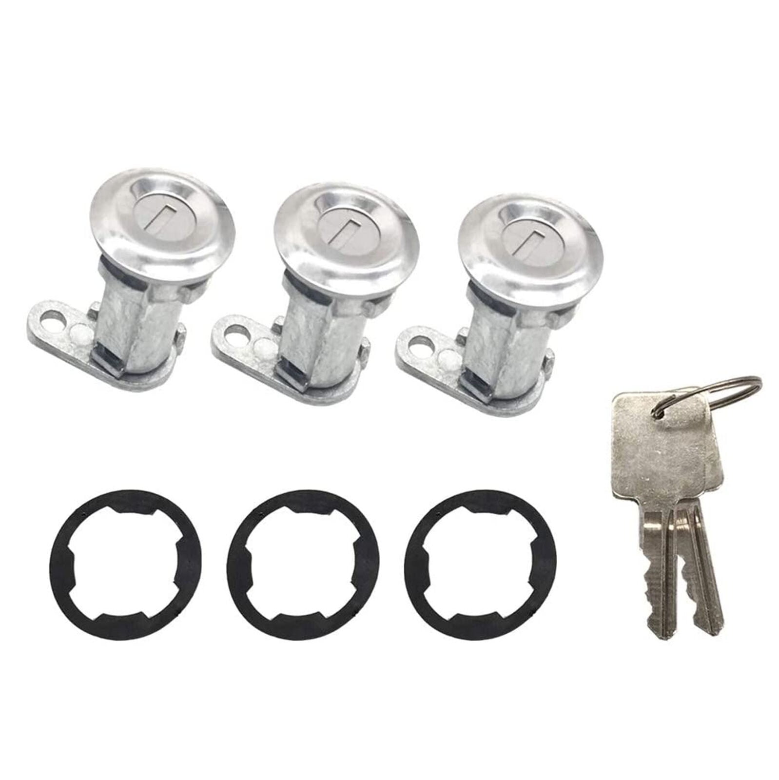 For Jeep Wrangler YJ New Door Lock Cylinders with Keys 8122874K3 (3
