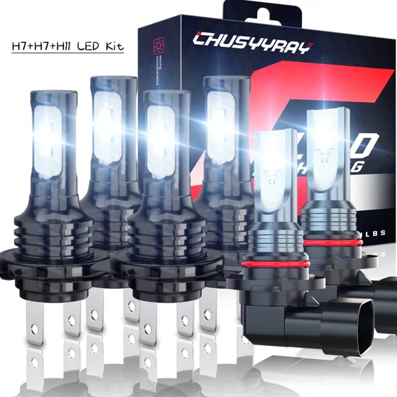 For KIA OPTIMA 2003 2004 2005 6000K 6X Car LED Headlight Bulbs Fog Lamp Kits