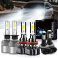 thumbnail image 1 of For KIA SORENTO 2011-2013 LED Headlight Bulbs,H1 High Beam+H11 Low Beam+881 LED Fog Light Bulbs,6pcs, 1 of 10