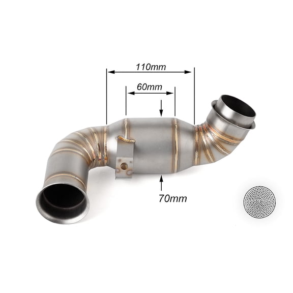 For KTM 790 Duke 2018 2019 2020 790 Adventure 2019 to 2023 790 Adventure R / Rally 20-23 Duke 790 Escape Slip-on Motorcycle Exhaust Middle Link Pipe