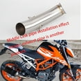 thumbnail image 1 of For KTM RC 390/ RC 125 2016 2017 2018 Escape Motorcycle Exhaust Muffler Header Link Pipe 51MM Slip-on, 1 of 4