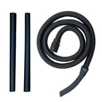 For Karcher WD2 MV2 MV3 Vacuum Cleaner Suction Hose Pipe Extension Tubes Set, 2 Pieces, Black Plastic, 45cm Length
