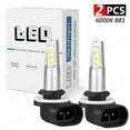 thumbnail image 1 of For Kawasaki 92069-0019 3 pins 6000K Bright LED Headlight 12V 35W Bulbs Set US, 1 of 10