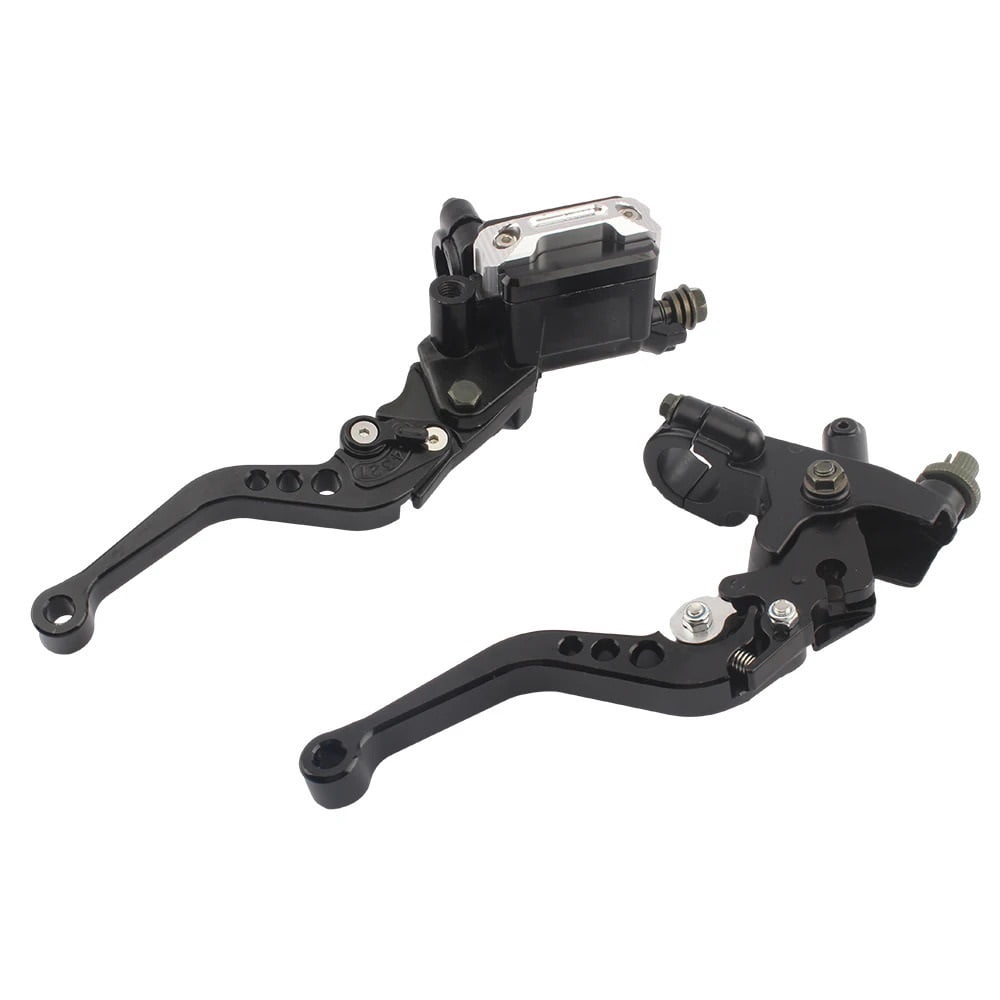 For Kawasaki Honda Clutch Brake Throttle Handle Enduro Motocross Modified Parts 125cc To 500cc Universal CNC Motorcycle Tuning