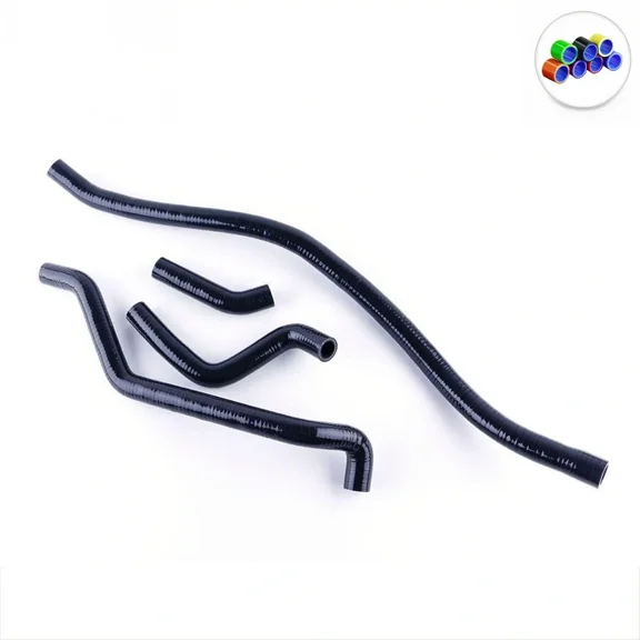 For Kawasaki KFX700 KFX 700 V Force 2004-2006 Silicone Radiator Hoses Kit Black