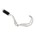 thumbnail image 1 of For Kawasaki KLE500 1991-2007 Modified Escape Slip-on Motorcycle Exhaust Header Middle Link Pipe Muffler Header Link Pipe, 1 of 10