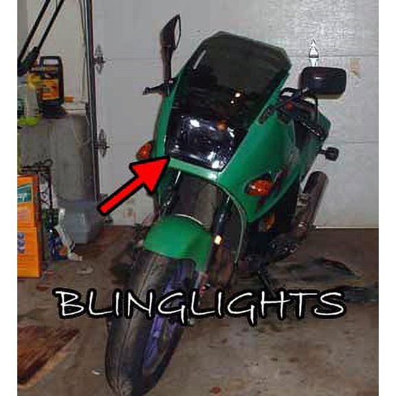For Kawasaki Ninja 600R Tinted Smoked Protection Overlay Film for Headlamp Headlight Head Lamp Light