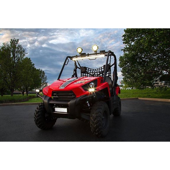 For Kawasaki Teryx Mule 6000K LED Auxiliary Lights Flood Lamps Kit (all years)