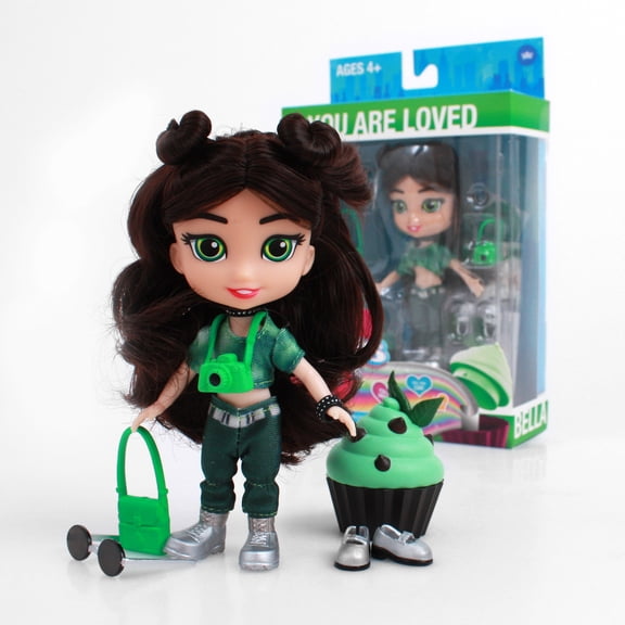 For Keeps Bella 5.5 Empowering Fashion Doll with Note Passing Cupcake