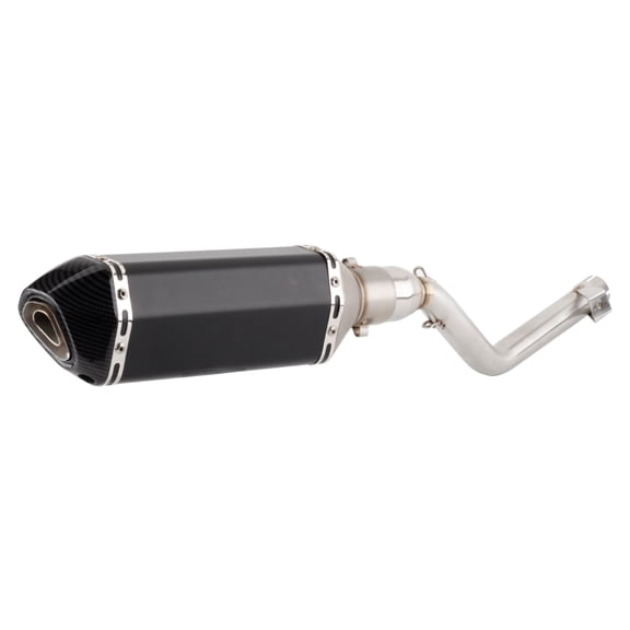 For Keeway TX 125 2012 to 2020 2021 TX125 Enduro / SM 12-21 TX 125 Escape Slip-on Motorcycle Exhaust Muffler With Mid Link Pipe