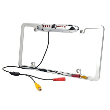 FOR KENWOOD DDX-419 DDX419 NIGHT VISION - COLOR REAR VIEW CAMERA - CHROME FRAME