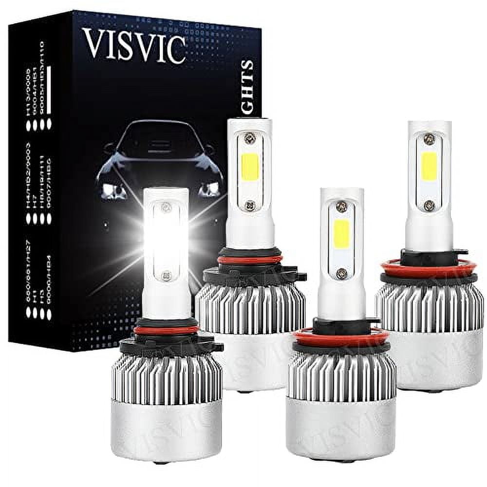 SHENKENUO H11 White 6000K LED Headlight Low Beam Kit – Fits Kenworth T680 T880 – 3600LM 36W – 2 Bulbs