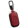 thumbnail image 1 of For Key Fob Cover Leather Car Compatible for Accord Civic CR-V SE LX HR-V Pilot (2022-2025) Key Case, 1 of 10