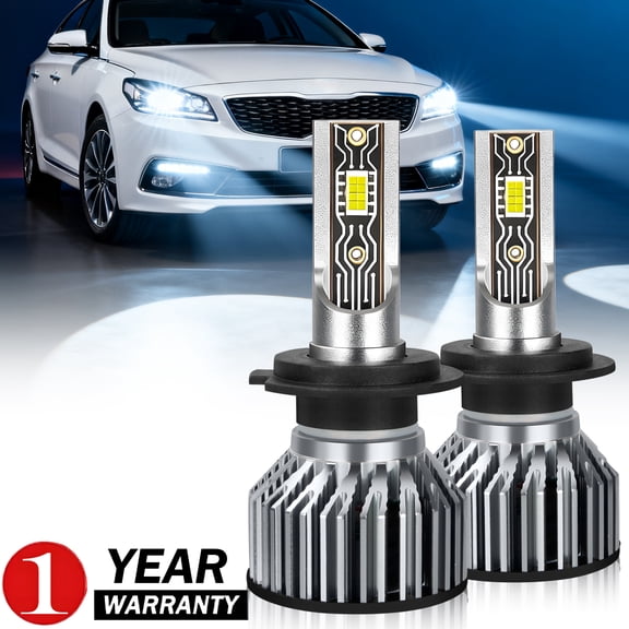 For Kia Cadenza 2017-2019 LED Headlights, Super Bright, Low Beam, Plug & Play, 2-Pack