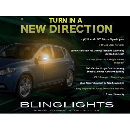 For Kia Cee'd Ceed LED Side View Mirror Turnsignals LED Turn Signals Lights LEDs Signalers Accent Lamps