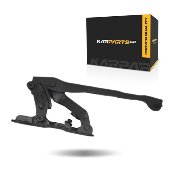 For Kia EV6 2022 2023 Hood Hinge Passenger Side | Steel | Black | Replacement For KI1236195