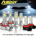 thumbnail image 1 of For Kia Forte 2014-2016 LED Headlight Bulbs H1 High Beam H11 Low Beam H11/H8/H16 Fog Light Kit Super Bright Plug & Play, 1 of 13