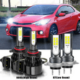 thumbnail image 1 of For Kia Forte 2017-2018 Combo Kit 9005 H7 LED Headlight Bulbs High Low Beam 4x, 1 of 11