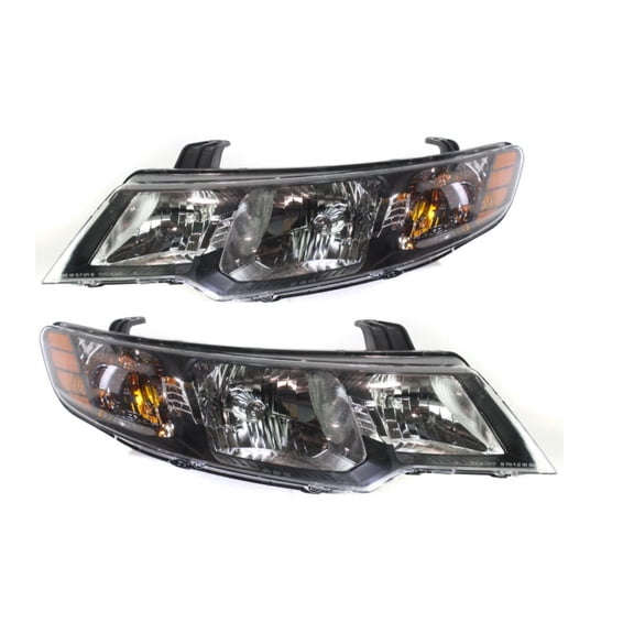 For Kia Forte Headlight 2010 11 12 2013 Pair Driver and Passenger Side DOT Certified w/ Bulbs Vehicle Trim: Hatchback KI2502141