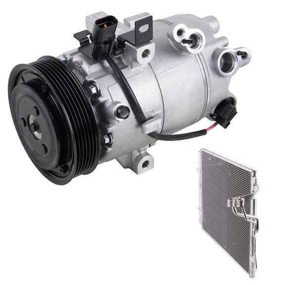 For Kia Forte Hyundai Elantra GT AC Compressor w/ A/C Condenser & Drier - BuyAutoParts