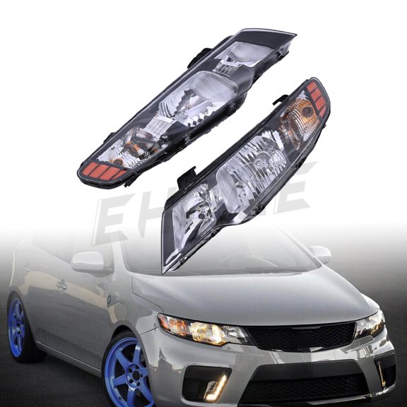 For Kia Forte Koup 2010 2011 2012 2013 Pair Headlights Left and Right