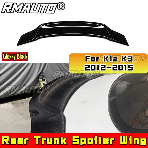 For Kia K3 2012-2015 Car Rear Spoiler Rear Trunk Spoiler Wing Rear Roof Wing Rear Trunk Spoiler Body Kit Car Accessories