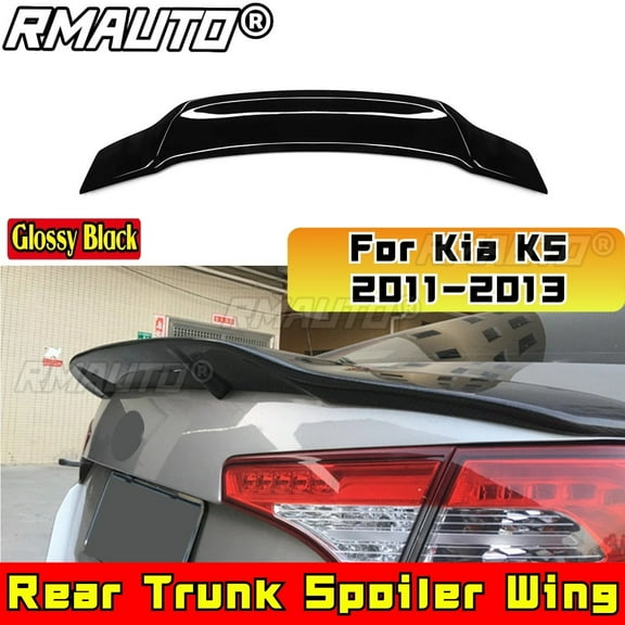 For Kia K5 2011-2013 Rear Trunk Spoiler Rear Trunk Spoiler Wing Rear Roof Wing Spoiler Rear Wing Body Kit Car Accessories