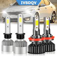 thumbnail image 1 of For Kia Optima 2011 2012 2013 H1+H11 LED Headlight High Low Beam Bulbs 4pcs, 1 of 14