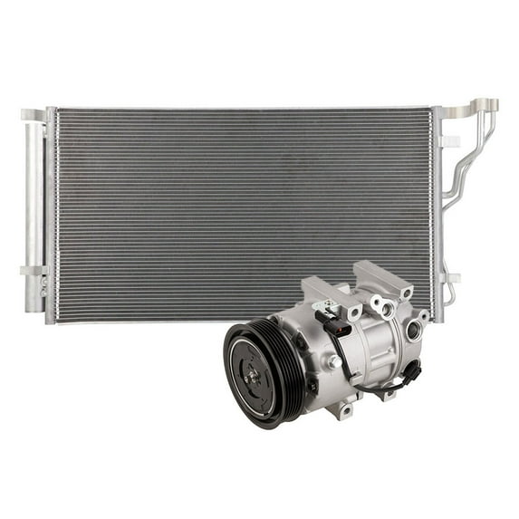 For Kia Optima 2011 2012 AC Compressor w/ A/C Condenser & Drier - BuyAutoParts