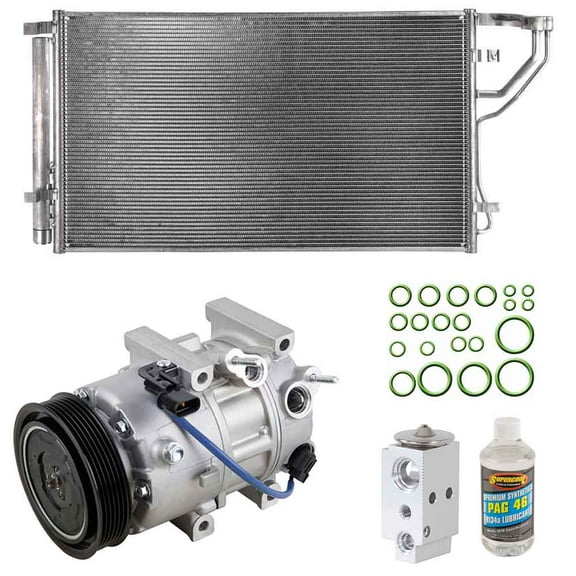 For Kia Optima 2016 2017 A/C Kit w/ AC Compressor Condenser & Drier - BuyAutoParts