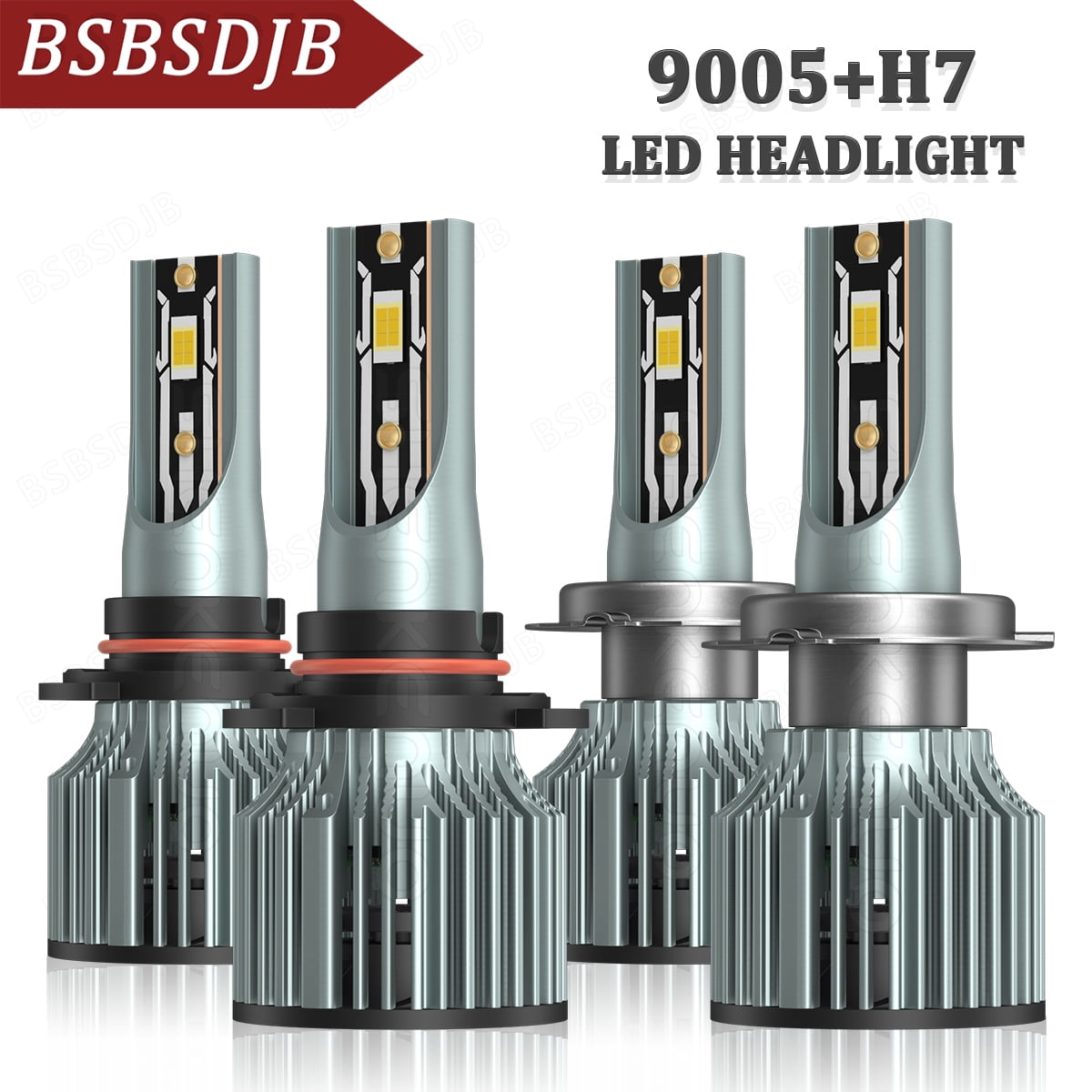 For Kia Optima Forte 2017 2018 LED Headlight High&Low Beam Bulbs Kit