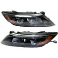 thumbnail image 1 of For Kia Optima Headlight Assembly 2014 2015 Pair Driver and Passenger Side HID w/ Daytime Running Lamp DOT Certified | KI2502178 | KI2503178 | 92101 2T560, 1 of 4