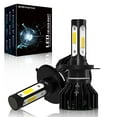 thumbnail image 1 of For Kia Rio 2001-2020 LED Headlight Bulbs 9003/H4 High Beam and Low Beam 2pc, 1 of 10