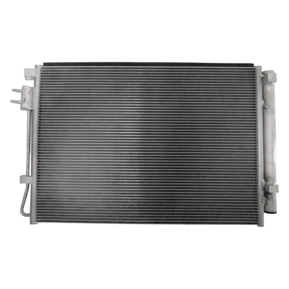 For Kia Rio 2018 2019 2020 2021 2022 A/C Condenser | With Receiver Drier | Made of Aluminum | Replacement For KI3030146 | 97606H9100, 679-10051