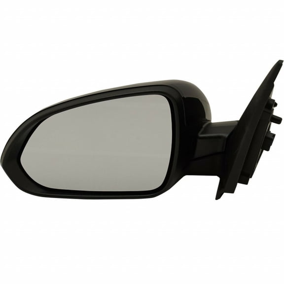 For Kia Rio 2018 2019 2020 Driver Door Mirror | Outside | Rear | EX|S | Power | Heated | Black | KI1320218 | 87610H9160