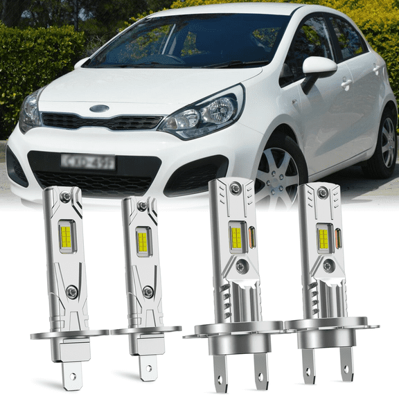 For Kia Rio EX LX SX Hatchback 4-Door 1.6L 2012-2017 LED Headlight Bulbs Kit 4x