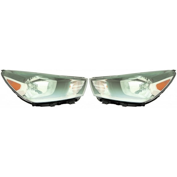 For Kia Rio Headlight Assembly 2018 2019 Pair Driver and Passenger Side Hatchback For KI2502220 | 92101 H9000