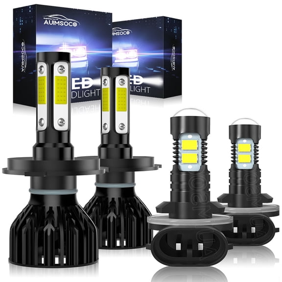 For Kia Rio5 2006-2011 9003 881 LED Headlight Bulbs Conversion Kit High/Low Beam Fog Light Combo