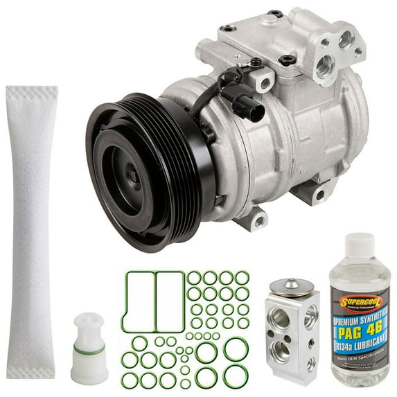 For Kia Rondo 2008 2009 2010 2011 OEM AC Compressor w/ A/C Repair Kit - BuyAutoParts