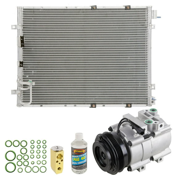 For Kia Sorento 2003 AC Compressor w/ A/C Condenser & Repair Kit - BuyAutoParts