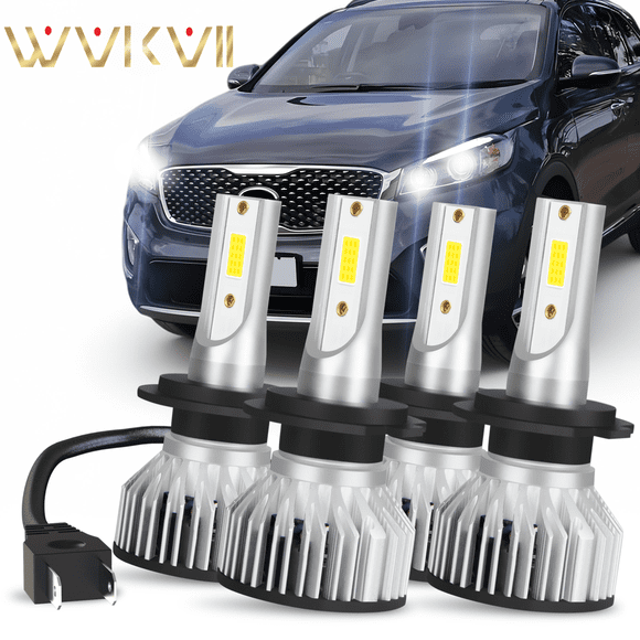 For Kia Sorento 2015-2019 6000K LED Headlight High Low Beam Light Bulb