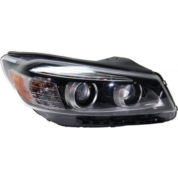 For Kia Sorento Headlight Assembly 2016 2017 2018 Passenger Side w/ LED Accent Light CAPA For KI2503186 | 92102-C6010
