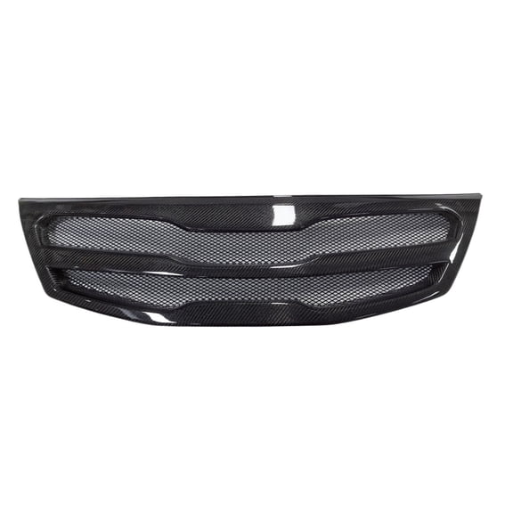 For Kia Sorento R 2009-2012 Front Grille Racing Grill Fiberglass /Real Carbon Fiber Honeycomb Style Upper Bumper Hood Mesh Grid